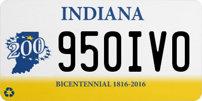 IN license plate 950IVO