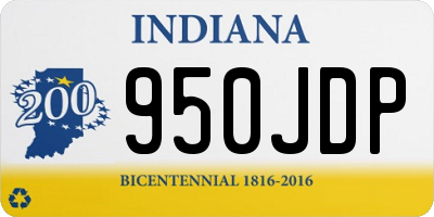 IN license plate 950JDP