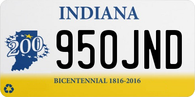IN license plate 950JND