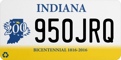 IN license plate 950JRQ