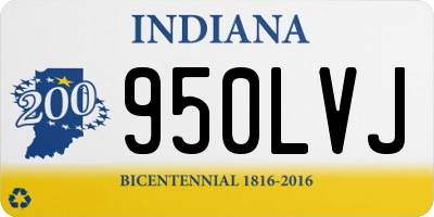 IN license plate 950LVJ