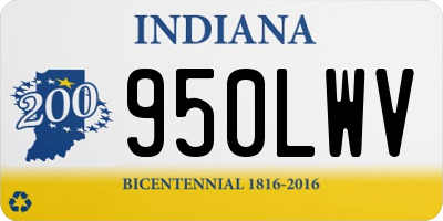 IN license plate 950LWV