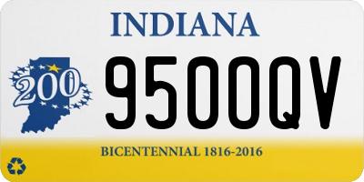 IN license plate 950OQV