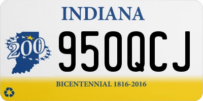 IN license plate 950QCJ