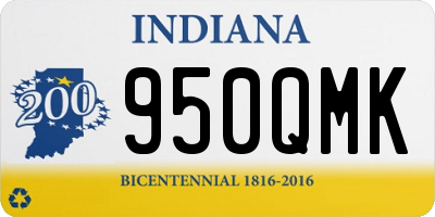 IN license plate 950QMK