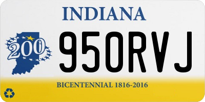 IN license plate 950RVJ