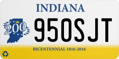 IN license plate 950SJT