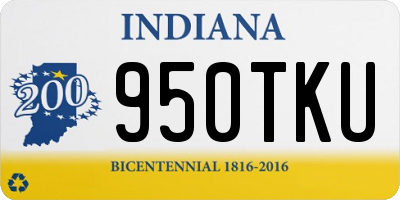 IN license plate 950TKU