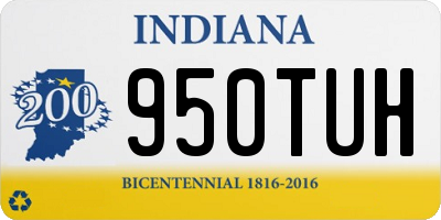 IN license plate 950TUH