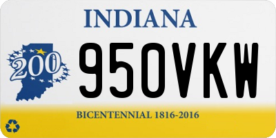 IN license plate 950VKW