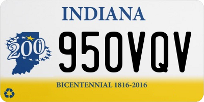 IN license plate 950VQV
