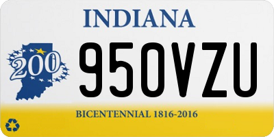 IN license plate 950VZU