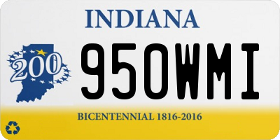 IN license plate 950WMI