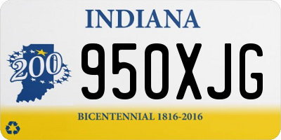 IN license plate 950XJG