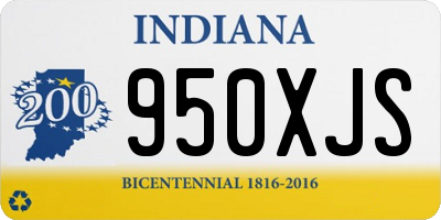 IN license plate 950XJS
