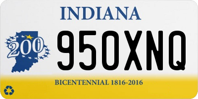 IN license plate 950XNQ