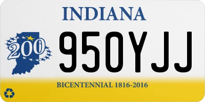 IN license plate 950YJJ