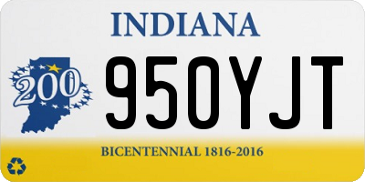 IN license plate 950YJT