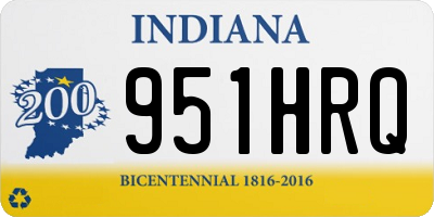 IN license plate 951HRQ
