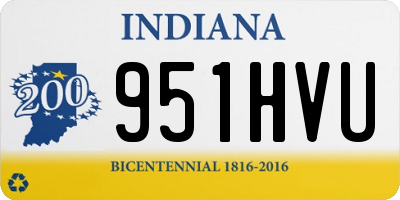 IN license plate 951HVU