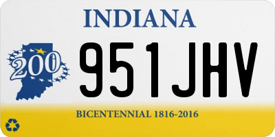 IN license plate 951JHV
