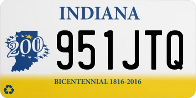 IN license plate 951JTQ