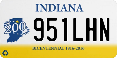 IN license plate 951LHN