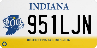 IN license plate 951LJN