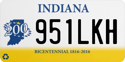 IN license plate 951LKH