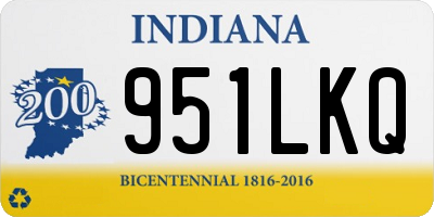 IN license plate 951LKQ