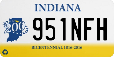 IN license plate 951NFH