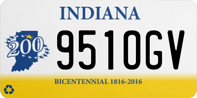 IN license plate 951OGV