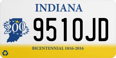 IN license plate 951OJD