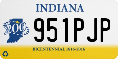 IN license plate 951PJP