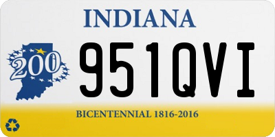 IN license plate 951QVI