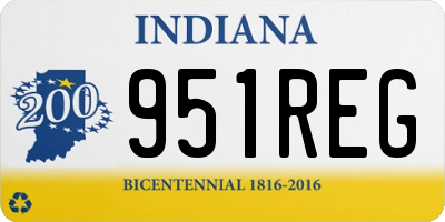IN license plate 951REG