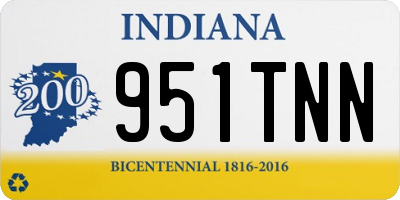 IN license plate 951TNN