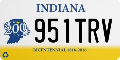 IN license plate 951TRV