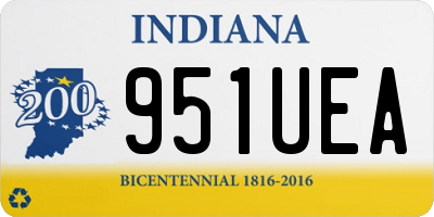 IN license plate 951UEA
