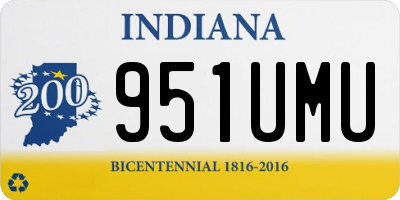 IN license plate 951UMU