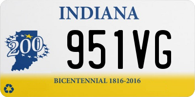 IN license plate 951VG