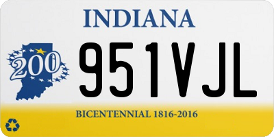 IN license plate 951VJL
