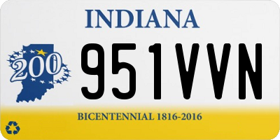 IN license plate 951VVN