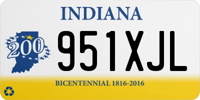 IN license plate 951XJL