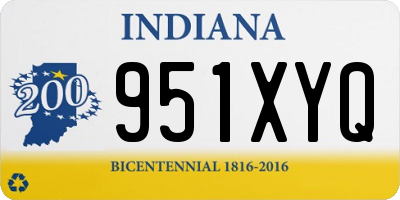 IN license plate 951XYQ