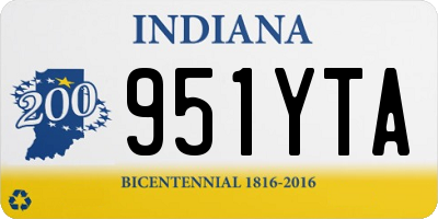 IN license plate 951YTA