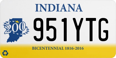IN license plate 951YTG