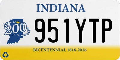 IN license plate 951YTP