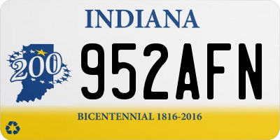 IN license plate 952AFN