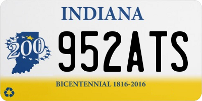 IN license plate 952ATS